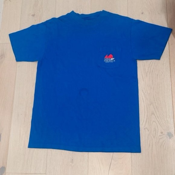 Blue Hanes Lahaina mens tee - Picture 2 of 3